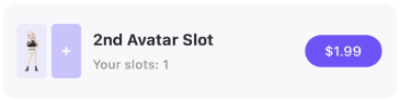 Avatar Slot price in USD